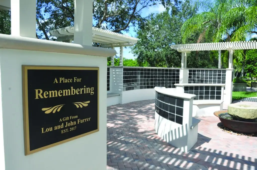 Garden Plaques at Hospice House